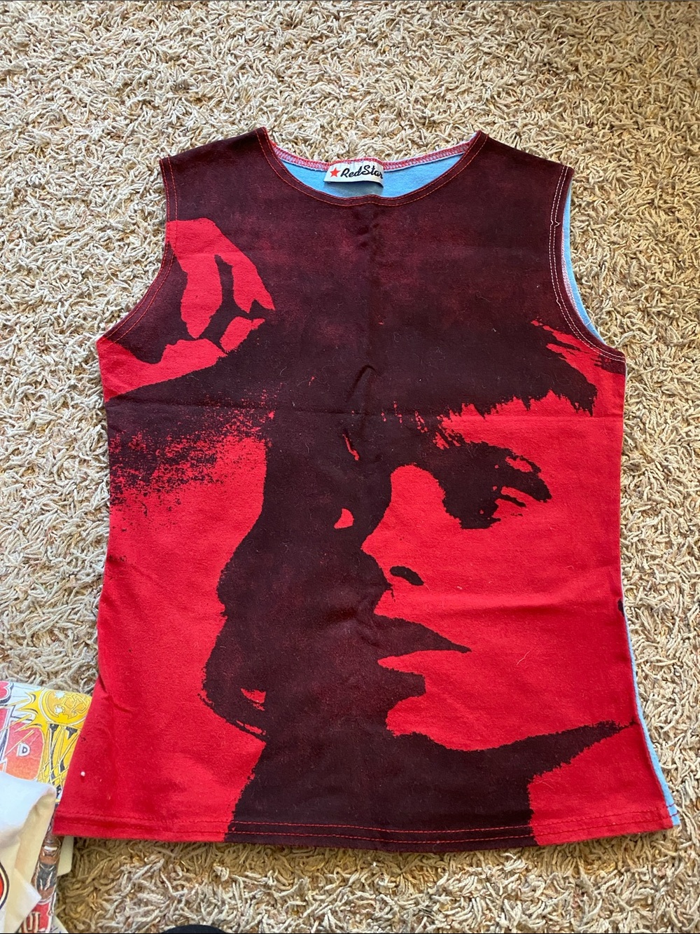 Red & Black Graphic Tank Top by Red Star
